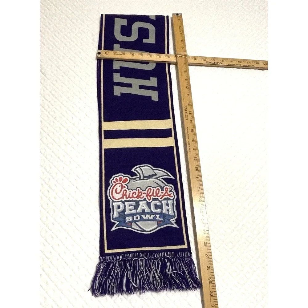 University of Washington Huskies Football Peach Bowl 2016 Game Scarf 8